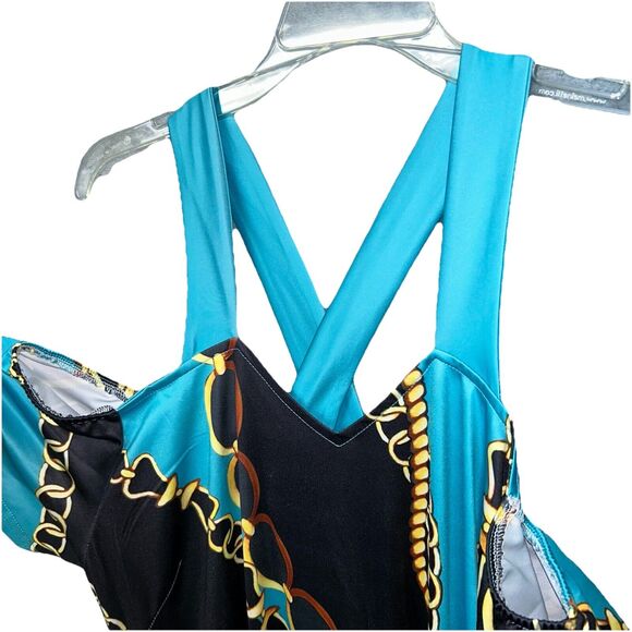 NWOT Womens Loose Sundress Casual Off Shoulder Beach Maxi Back V Neck - Picture 5 of 7